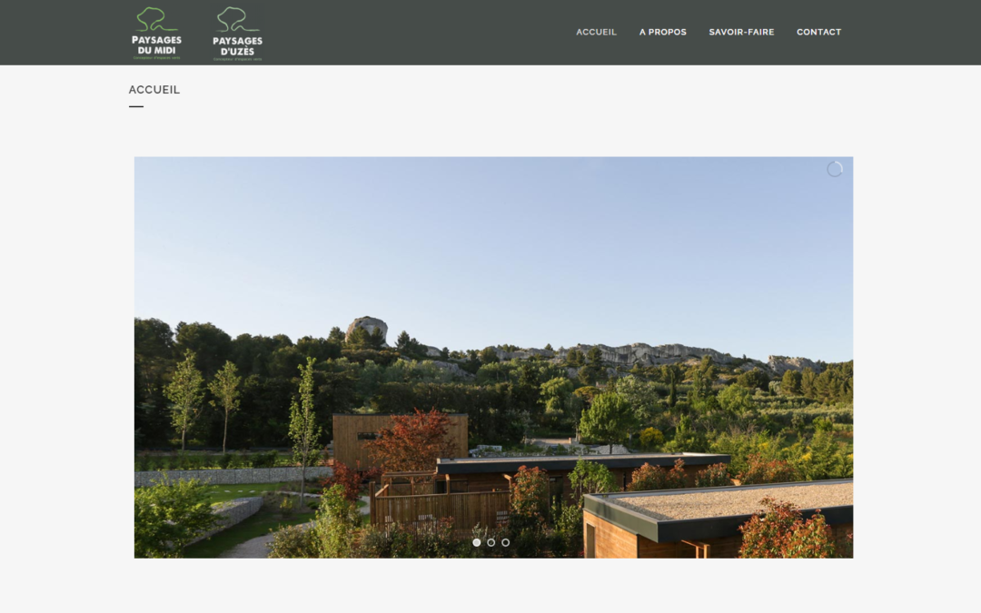 Refonte du site Paysages du Midi