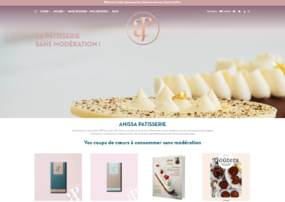 Refonte du site Anissa Patisserie