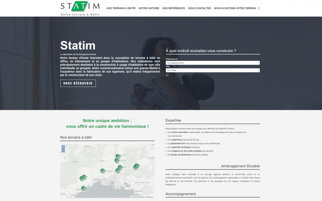 Refonte du site Statim Immobilier