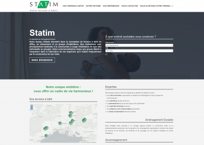 Refonte du site Statim Immobilier