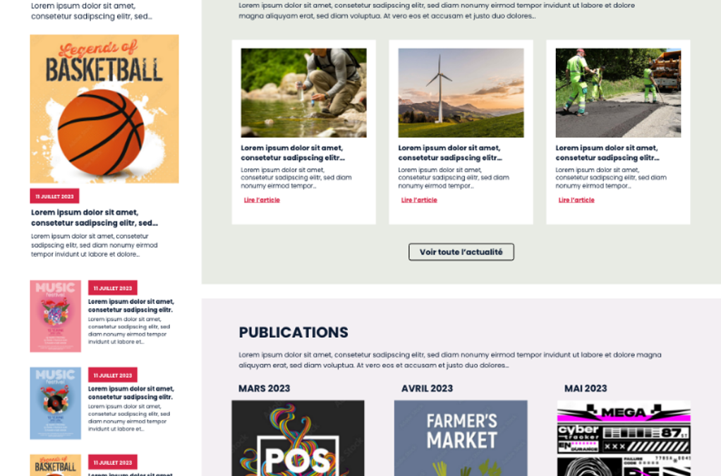 Refonte du site de Louverné